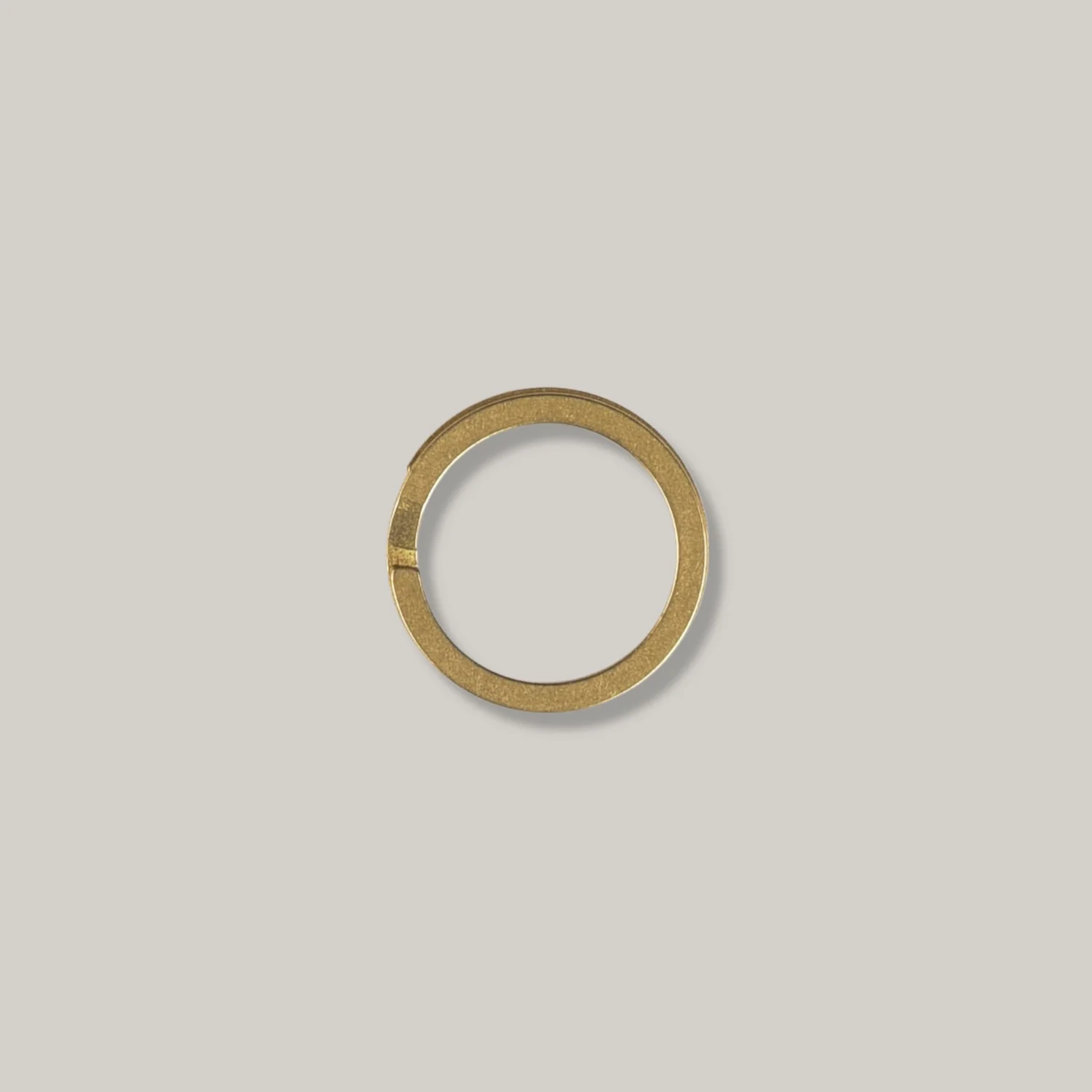 KOBASHI STUDIO BRASS FLAT KEY RING - Image 2