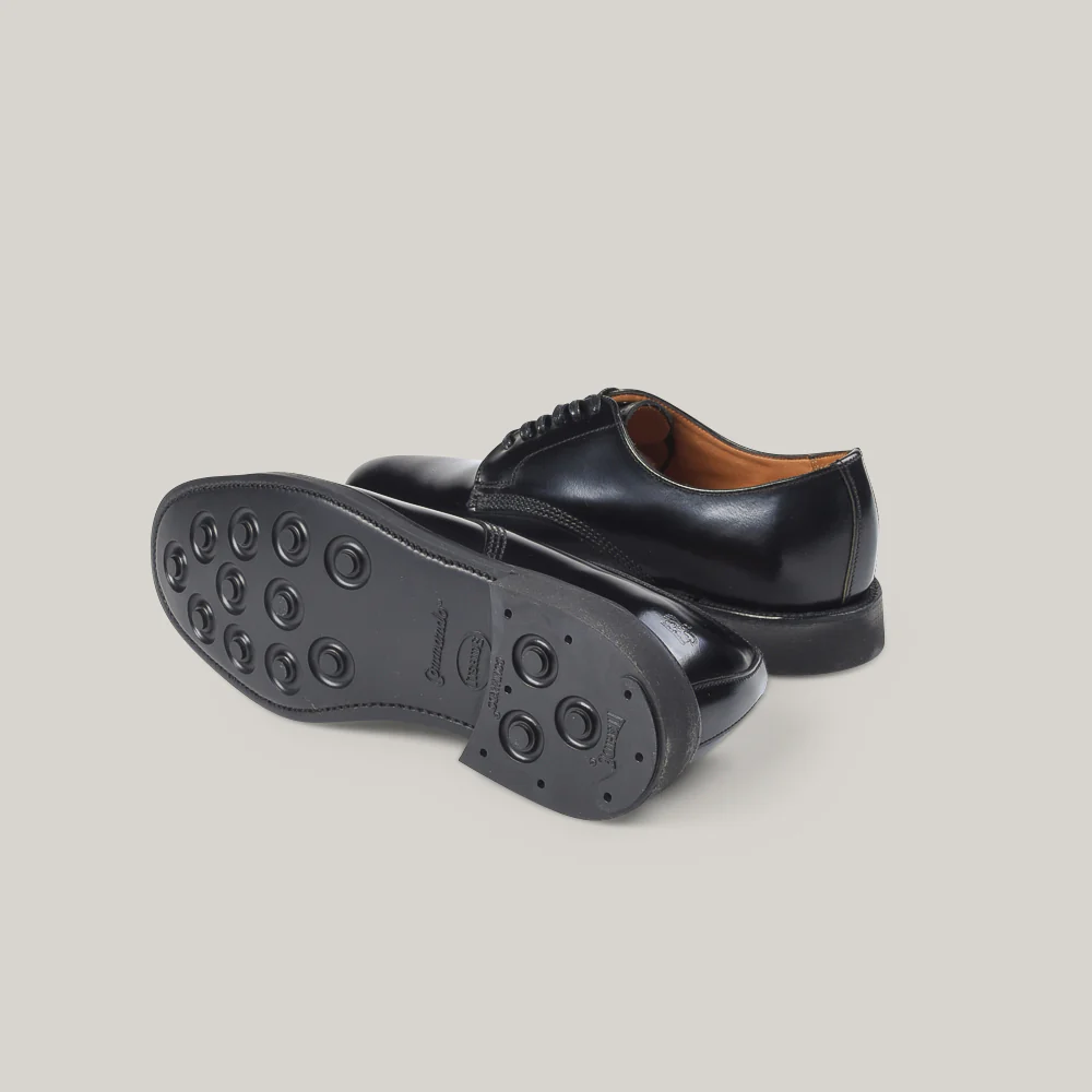 SANDERS FEMALE MILITARY DERBY SHOE - BLACK - Image 3