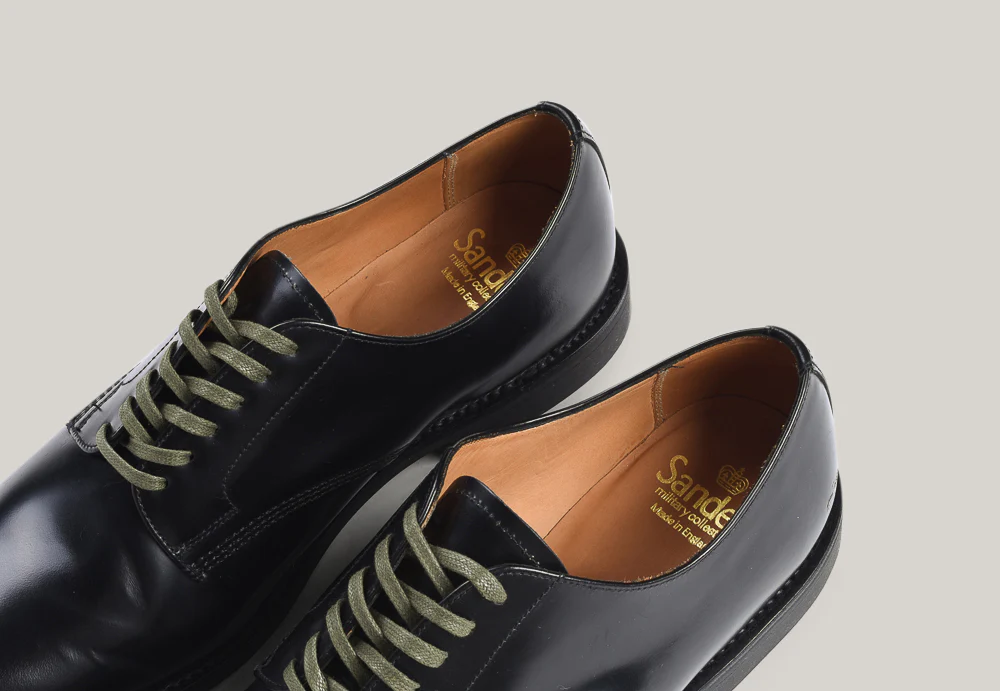SANDERS MILITARY DERBY SHOE - BLACK - Image 10