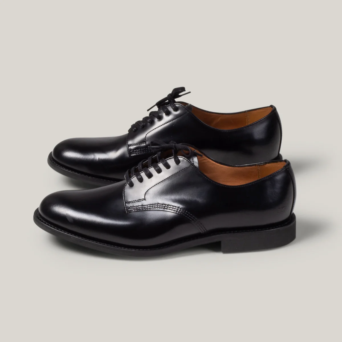 SANDERS MILITARY DERBY SHOE - BLACK - Image 3