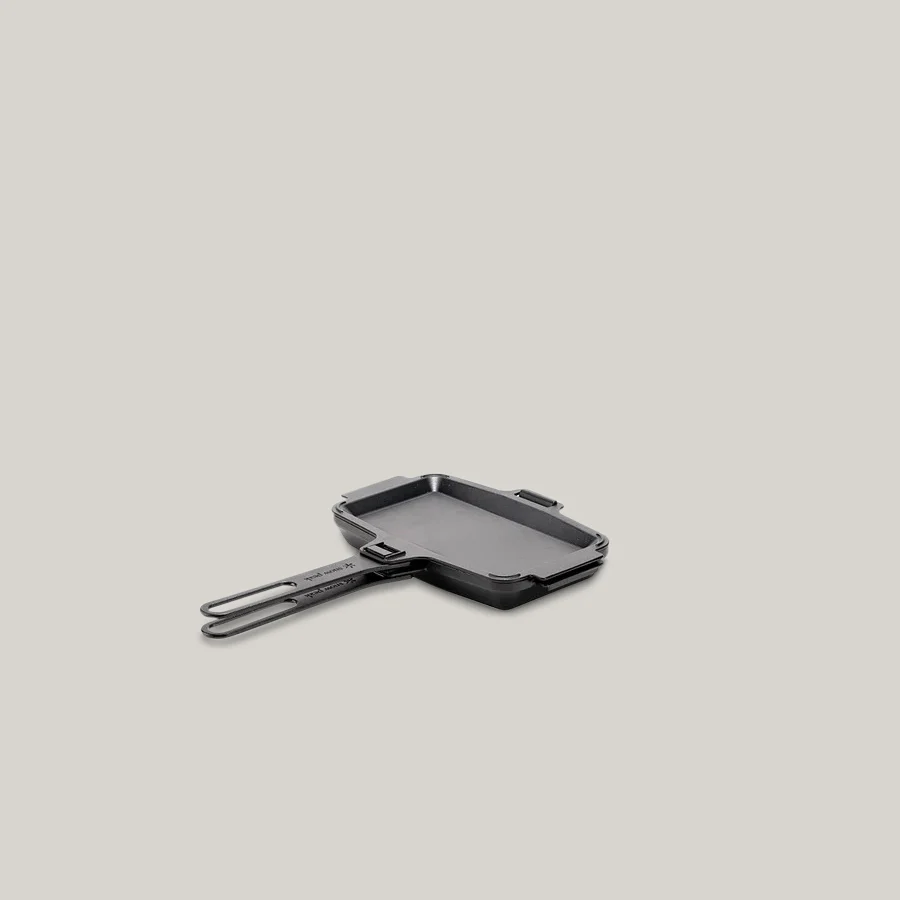 SNOW PEAK CAST IRON SANDWICH SKILLET - Image 5