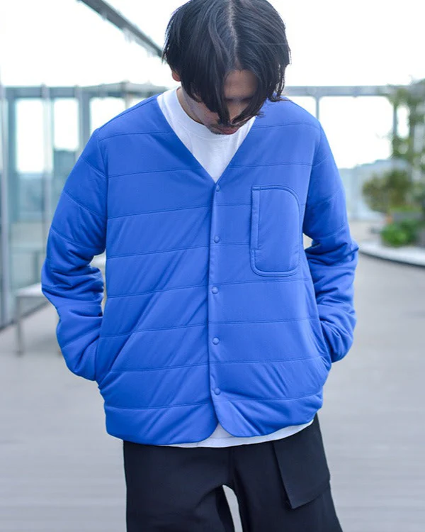 SNOW PEAK FLEXIBLE INSULATED CARDIGAN - BLUE - Image 3