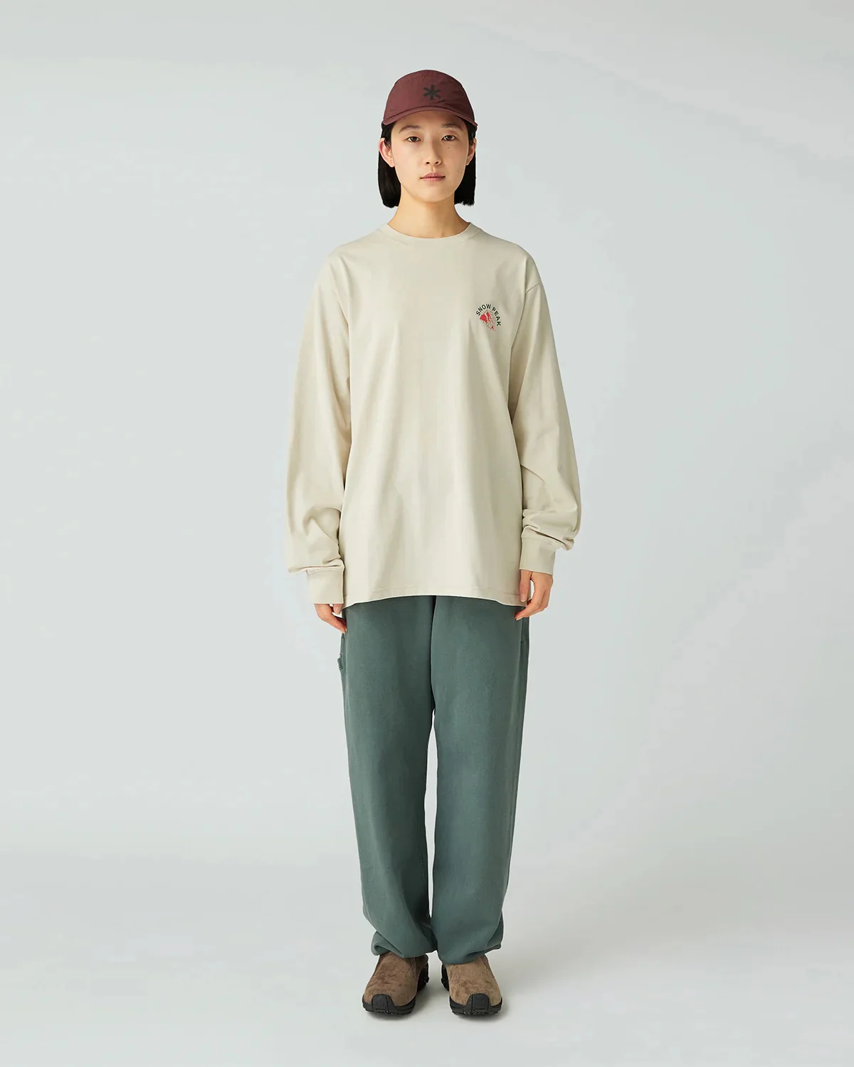 SNOW PEAK LIVING WITH NATURE L/S T-SHIRT - IVORY - Image 3