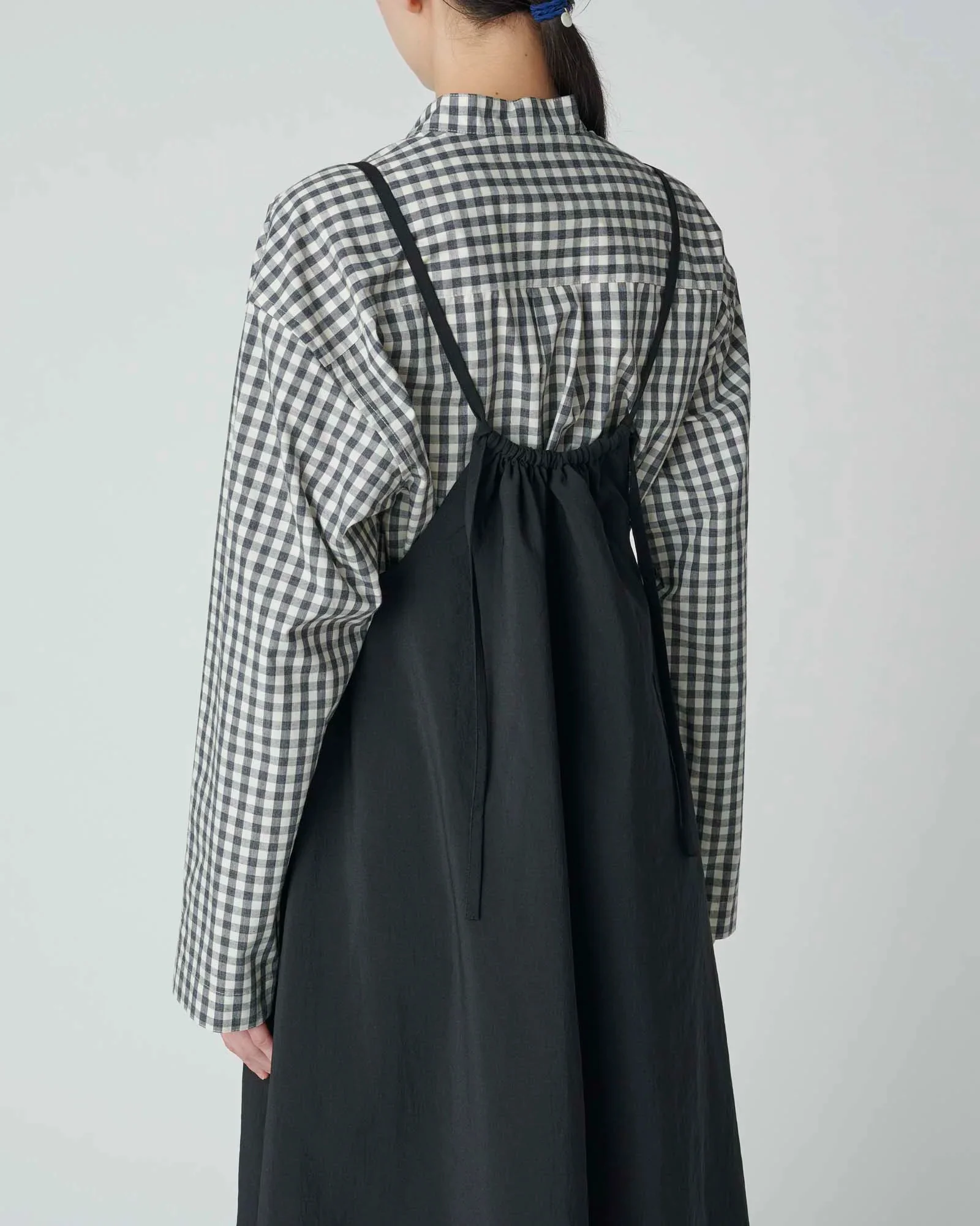 SNOW PEAK PE LIGHT POPLIN DRESS - NAVY - Image 8