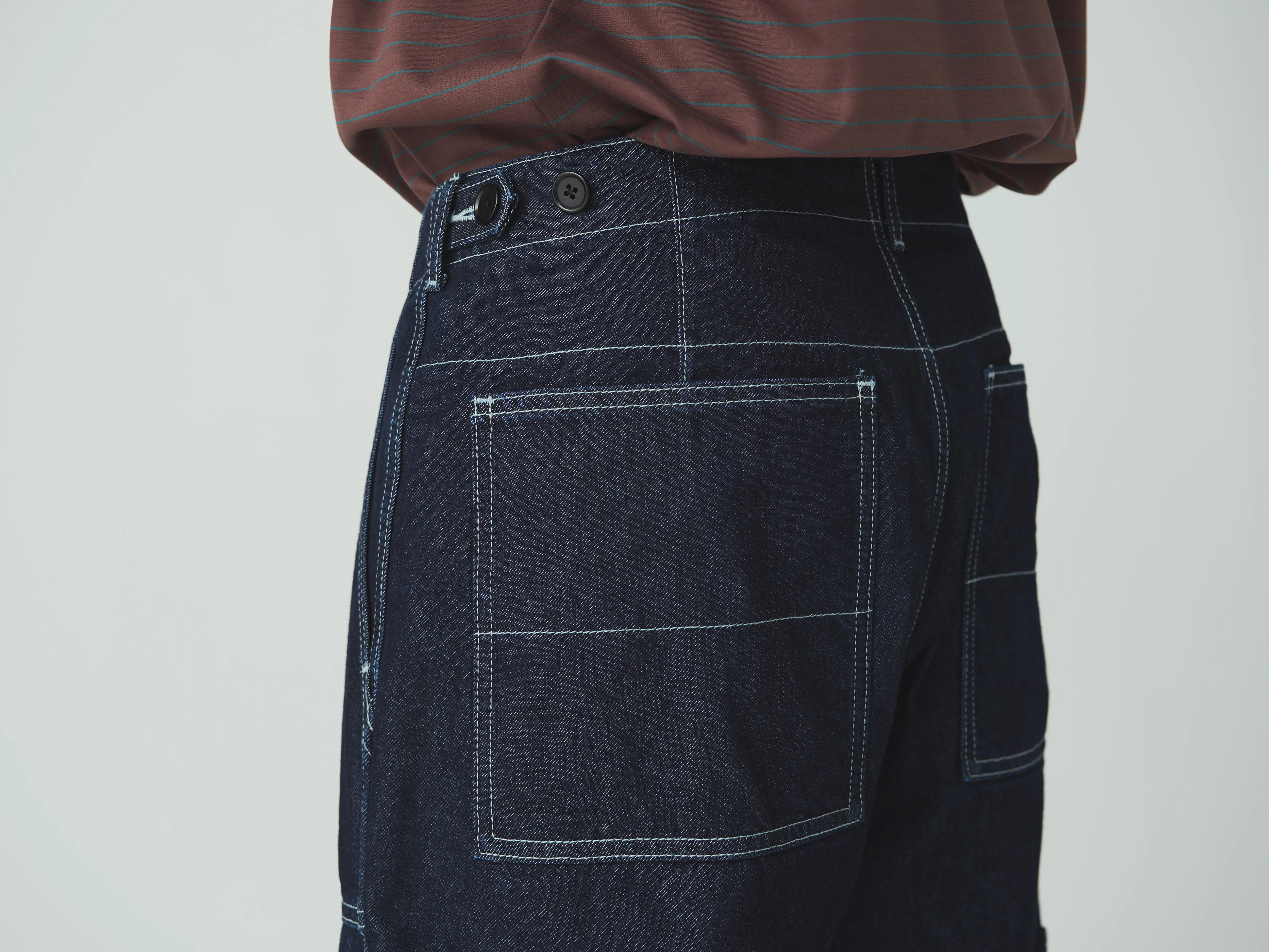 SNOW PEAK TAKIBI DENIM PANTS - INDIGO - Image 10