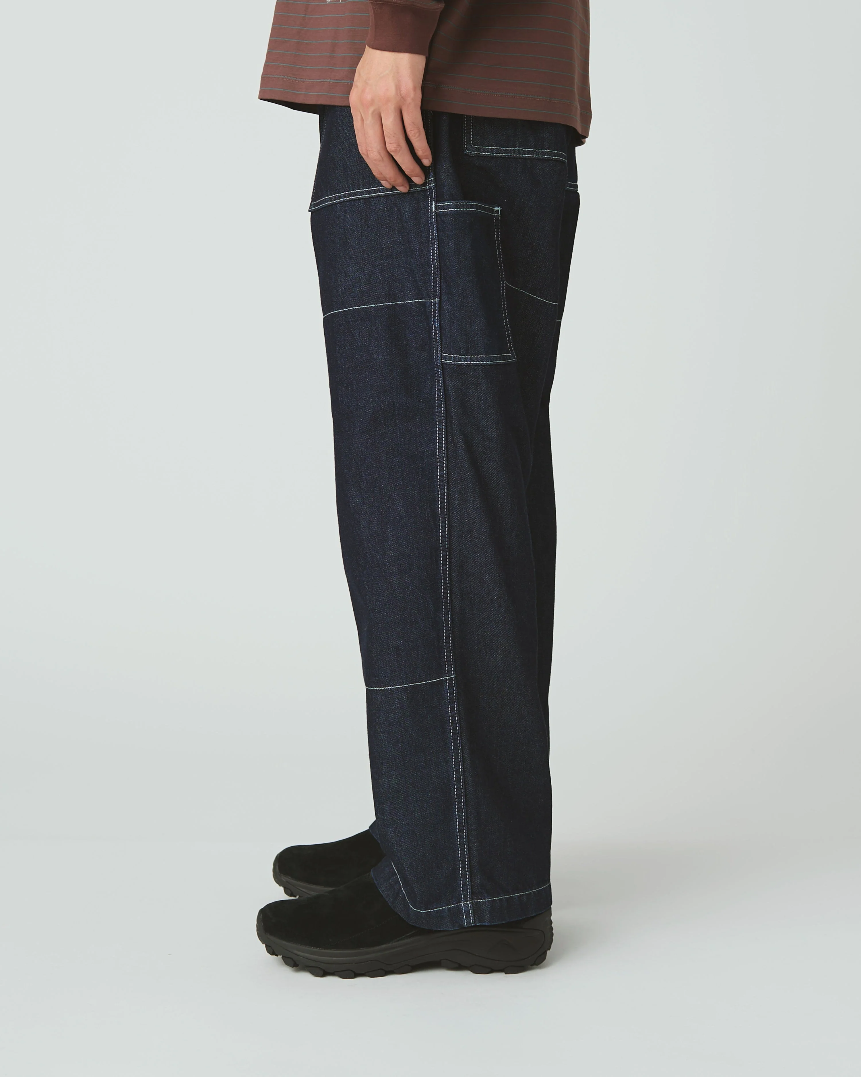 SNOW PEAK TAKIBI DENIM PANTS - INDIGO - Image 4