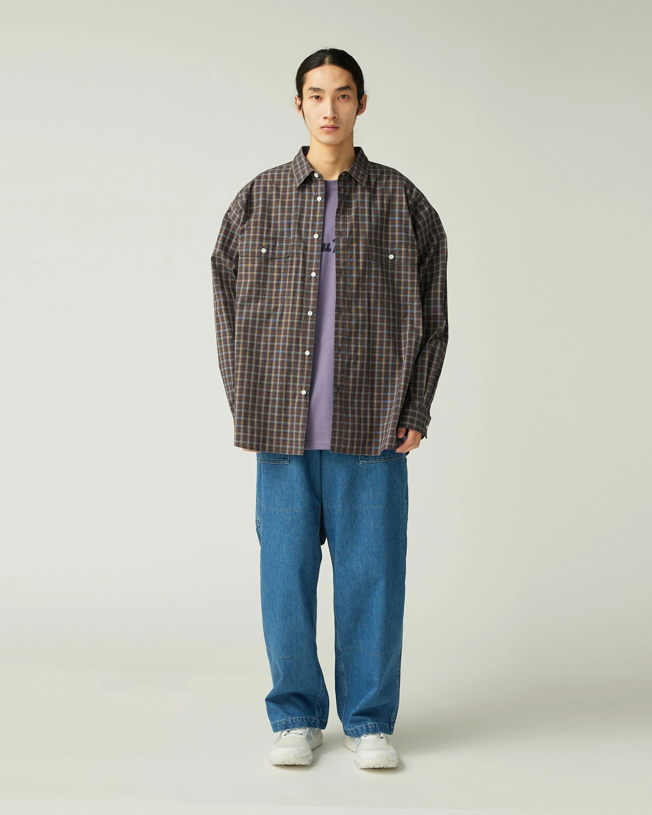 SNOW PEAK TAKIBI DENIM PANTS - LIGHT BLUE - Image 4