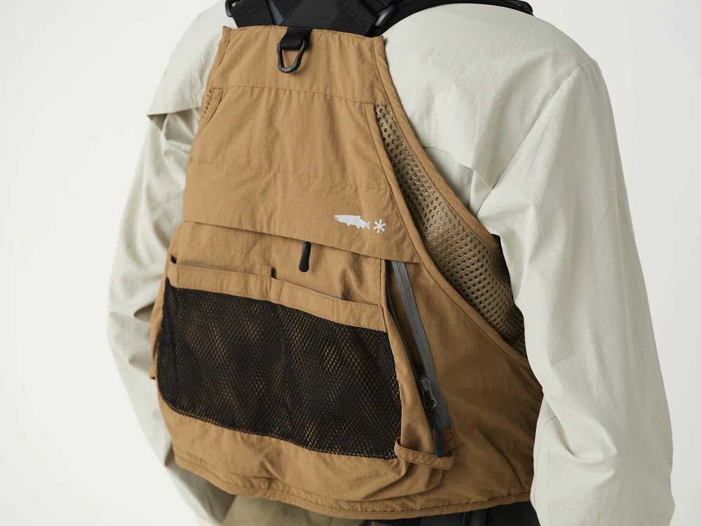 SNOW PEAK V1 STRAP FLY FISHING VEST - BEIGE - Image 11