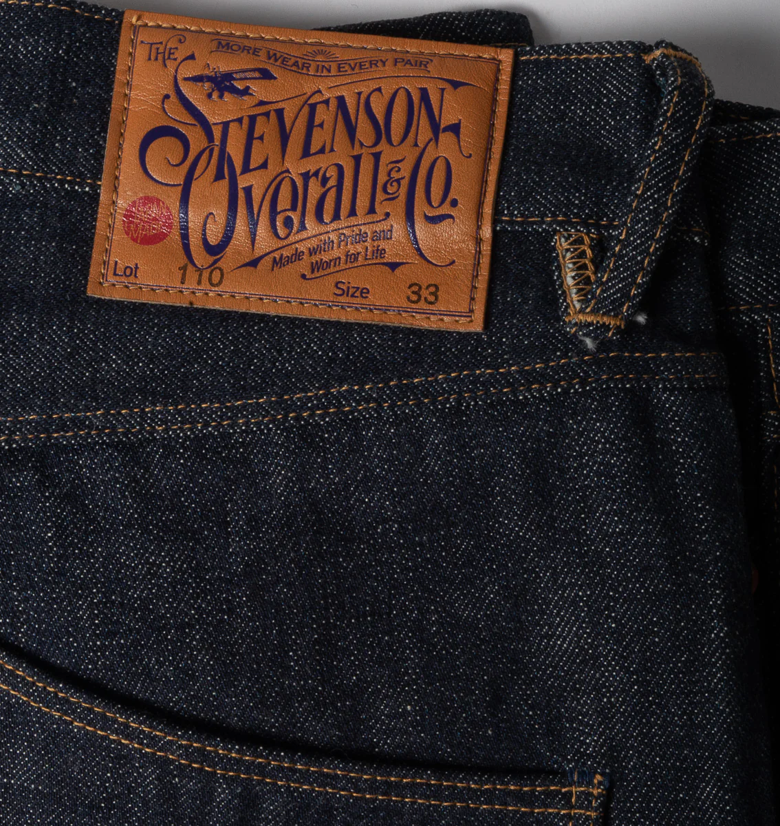 STEVENSON OVERALL CO.  MONTEREY 110 JEANS - INDIGO DENIM - Image 5