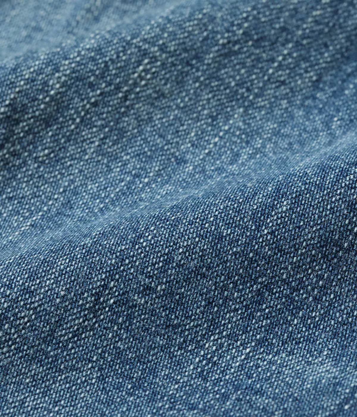 SUGAR CANE 11oz. BLUE DENIM WORK COAT AGED MODEL - Image 13