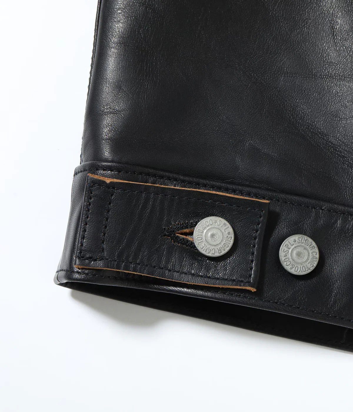 SUGAR CANE 1953 HORSEHIDE LEATHER JACKET - BLACK - Image 4