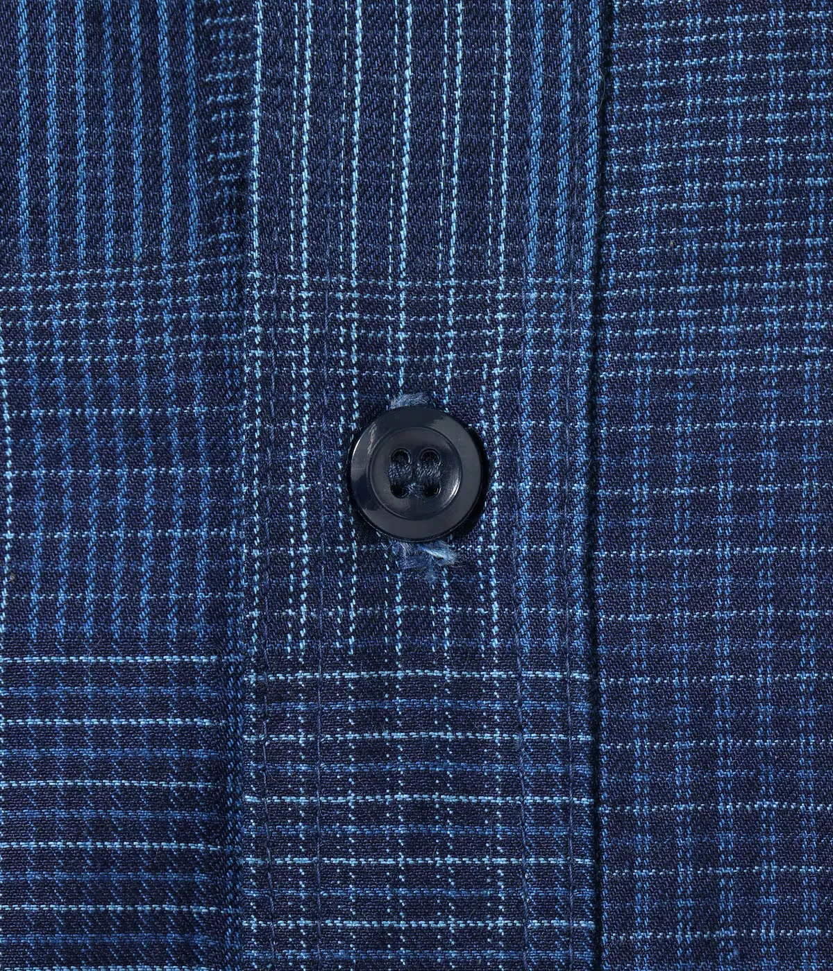 SUGAR CANE INDIGO PATCHWORK WORK SHIRT -  DARK INDIGO - Image 6