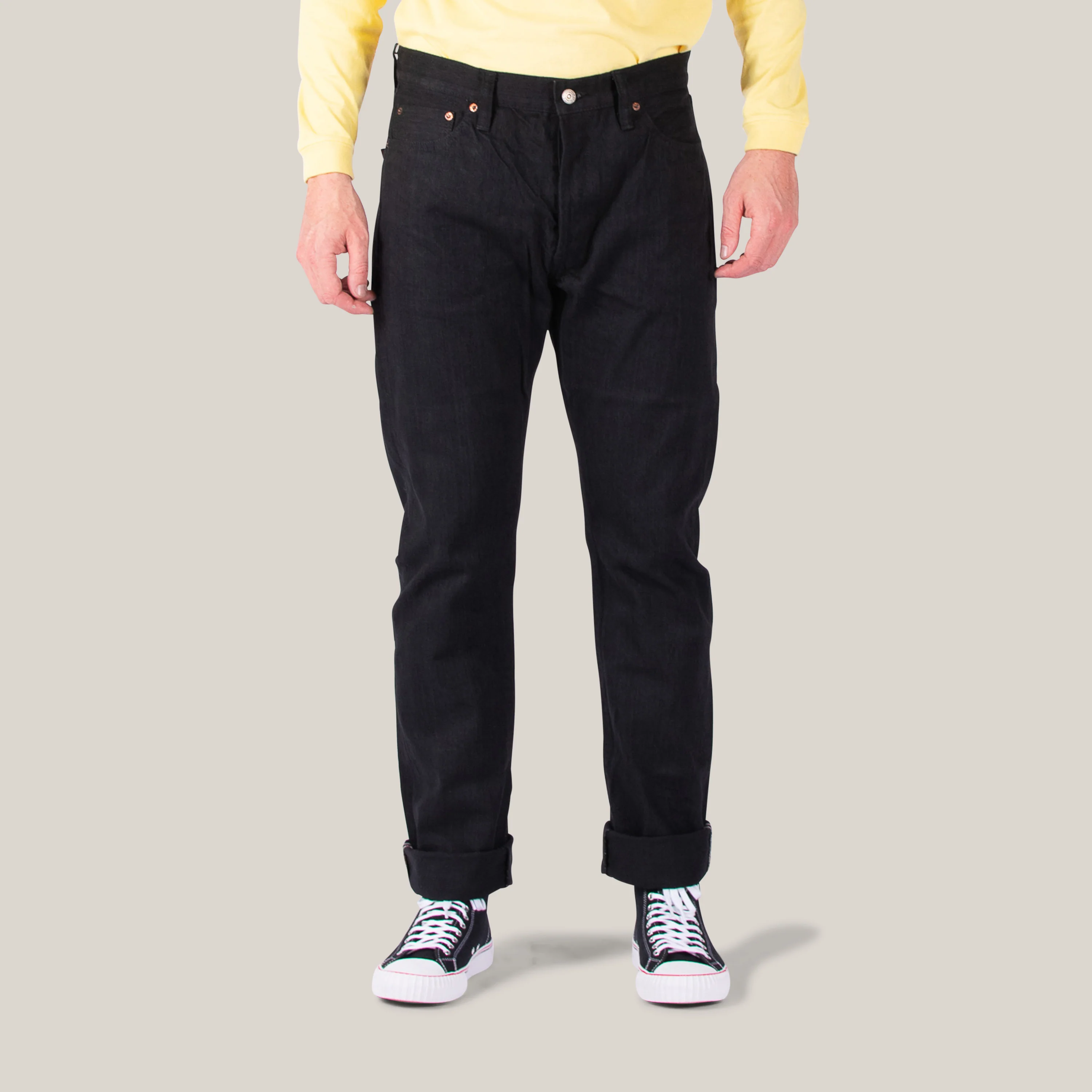 SUGAR CANE TYPEIII 1947 JEANS - SLIM FIT BLACK - Image 6