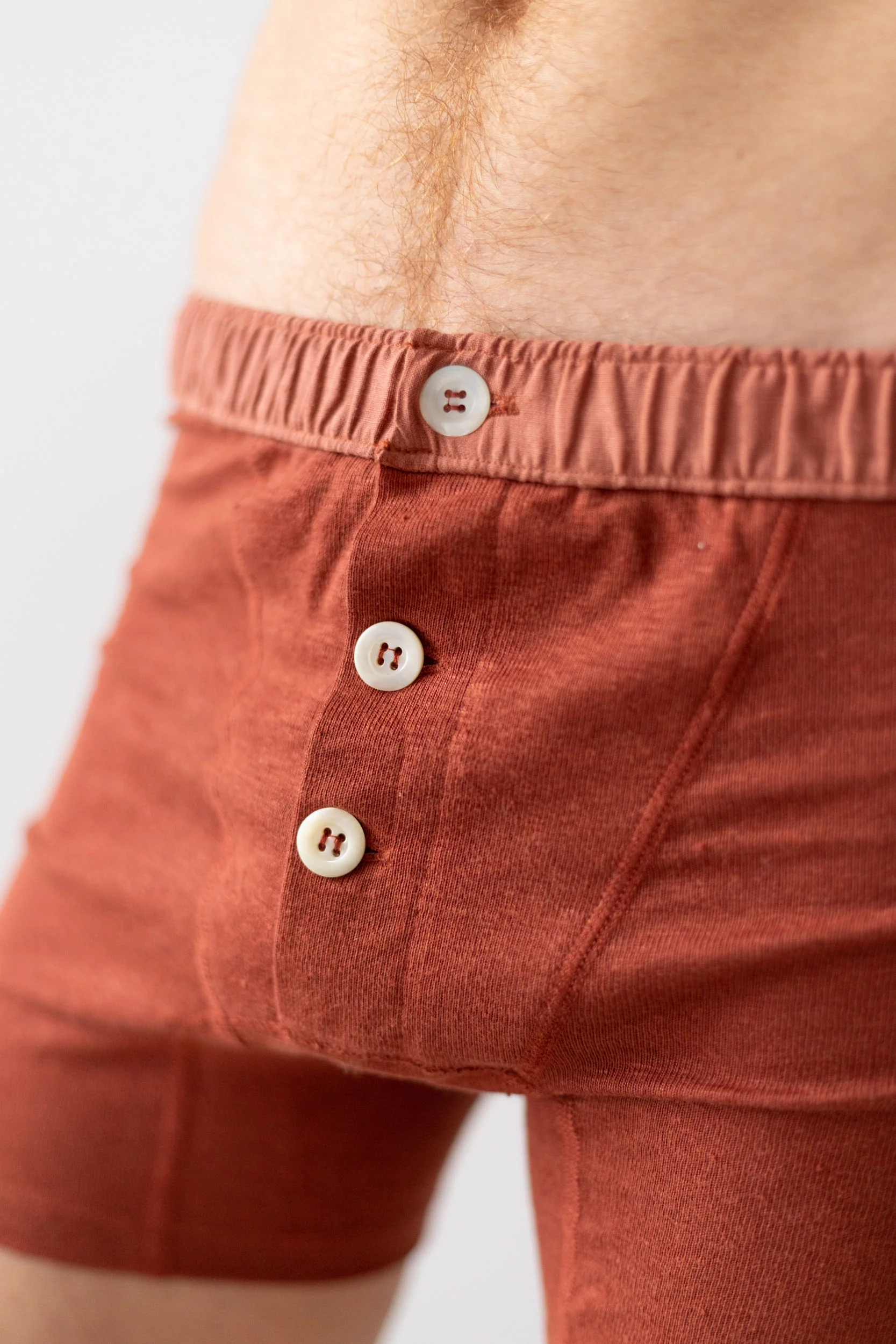 TA-CT GENDERLESS SHORT PANTS - TOMORI - RUST - Image 2
