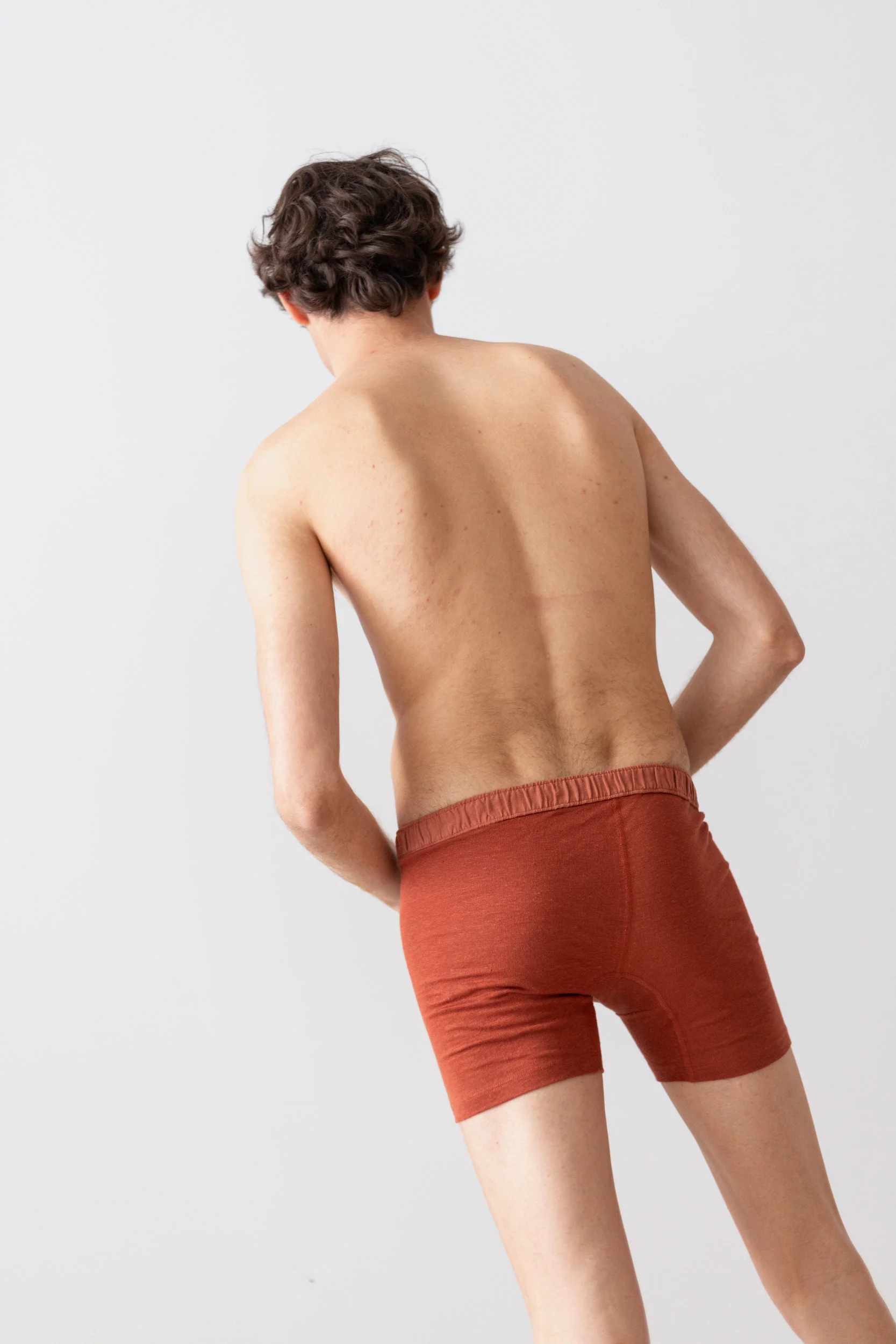 TA-CT GENDERLESS SHORT PANTS - TOMORI - RUST - Image 7