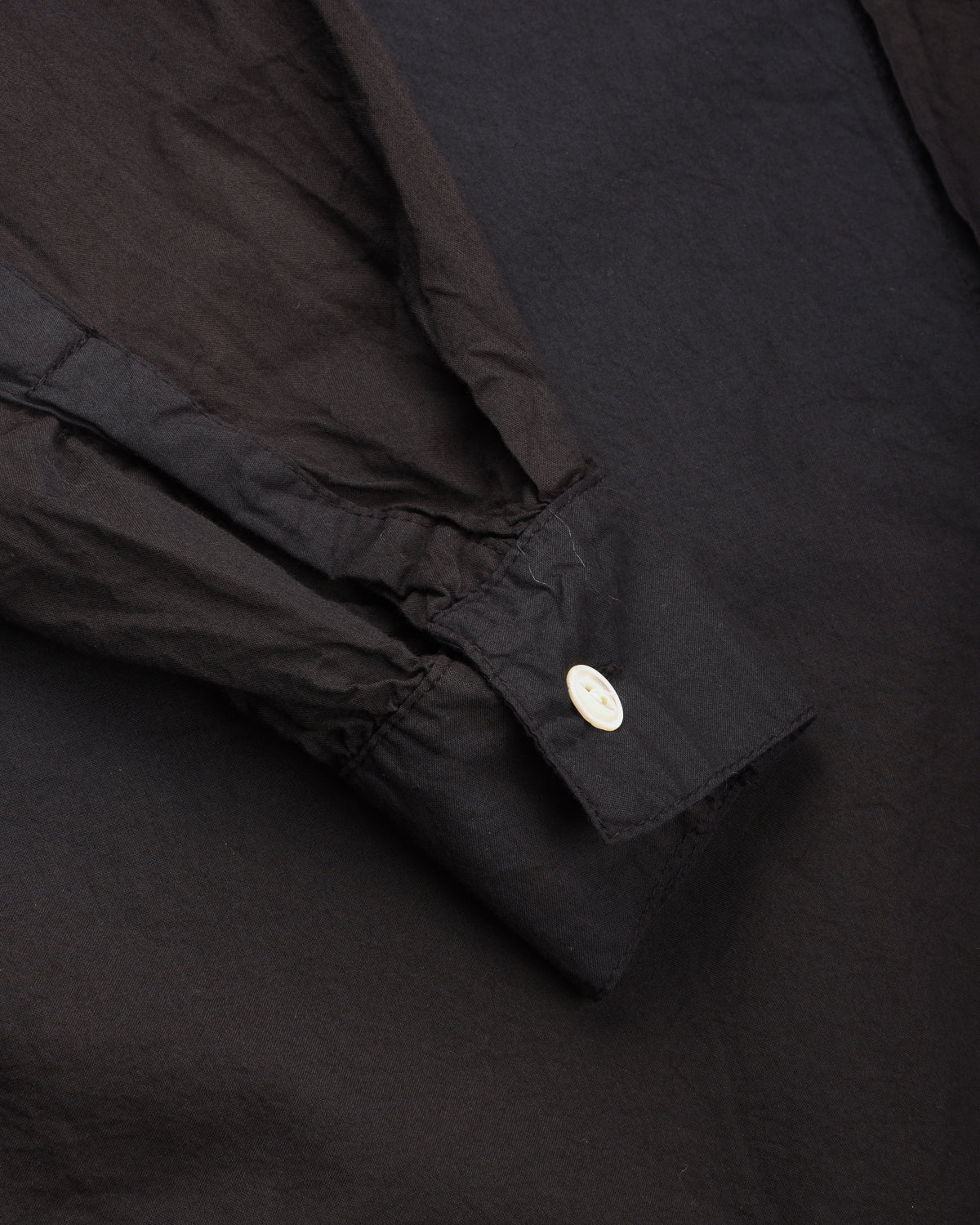 TENDER PLASTRON SHIRT - DOPPLER STRIPE COTTON CAMBRIC - BLACK HOLE - Image 6