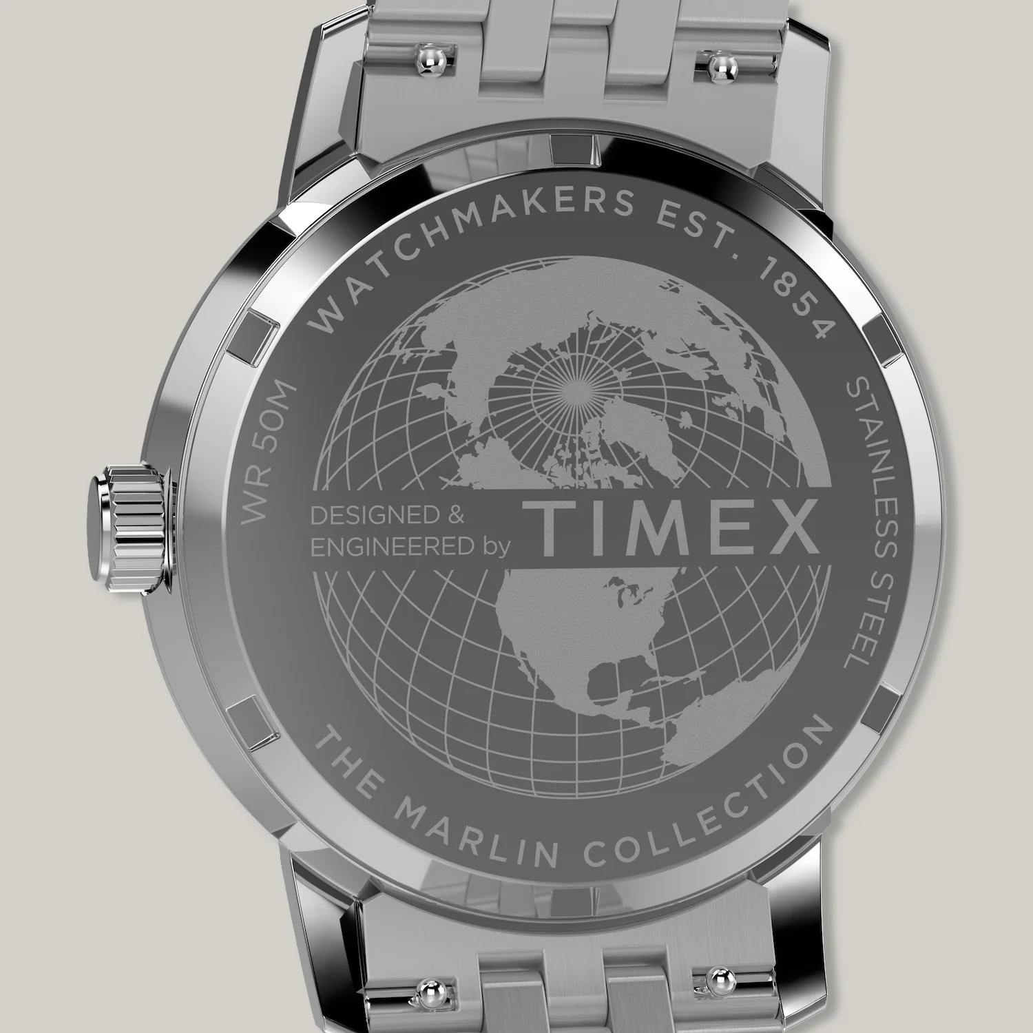 TIMEX MARLIN® QUARTZ GMT 40MM STAINLESS STEEL BRACELET WATCH - BLUE DIAL - Image 5