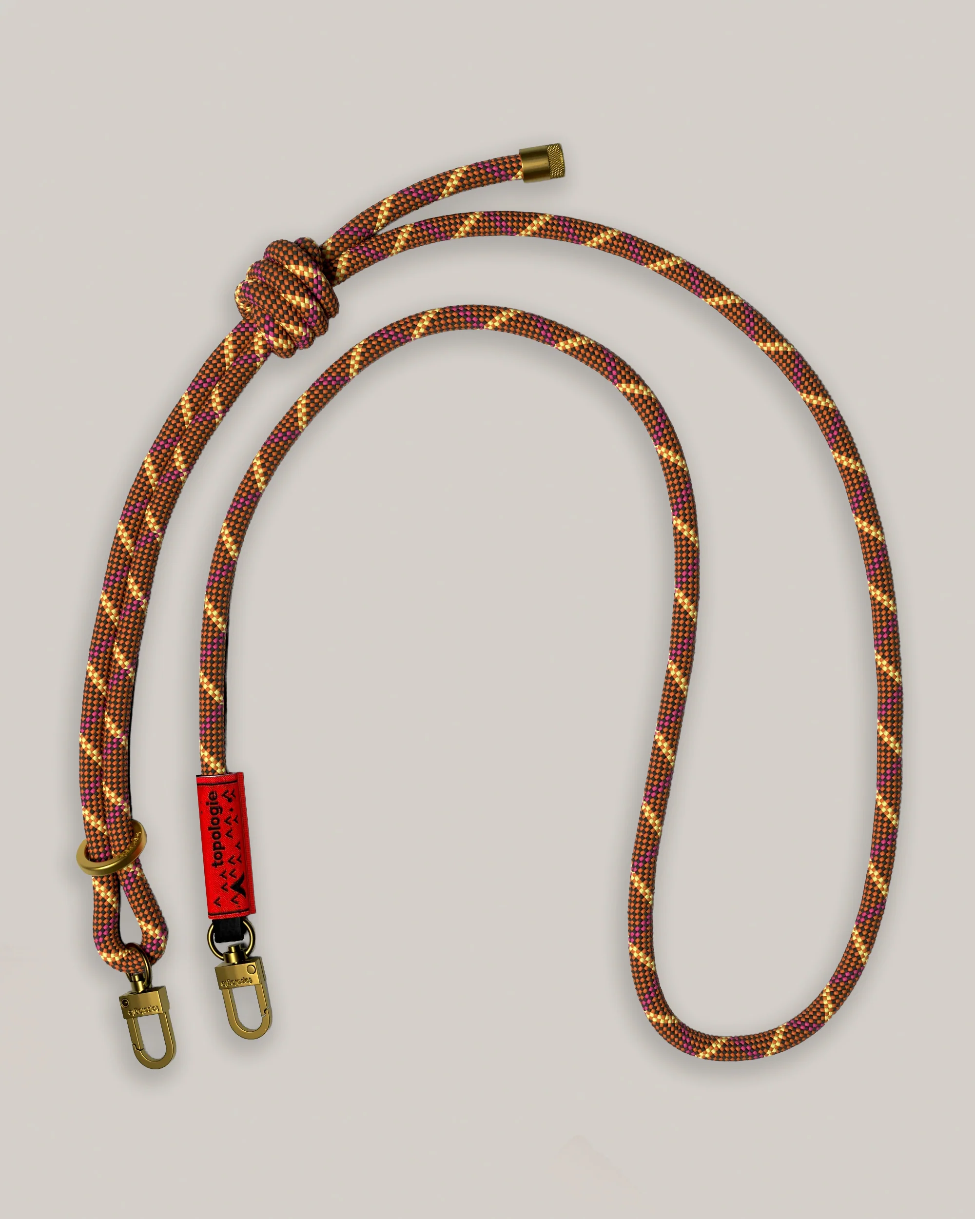 TOPOLOGIE 8.0MM ROPE STRAP ORANGE ORBIT