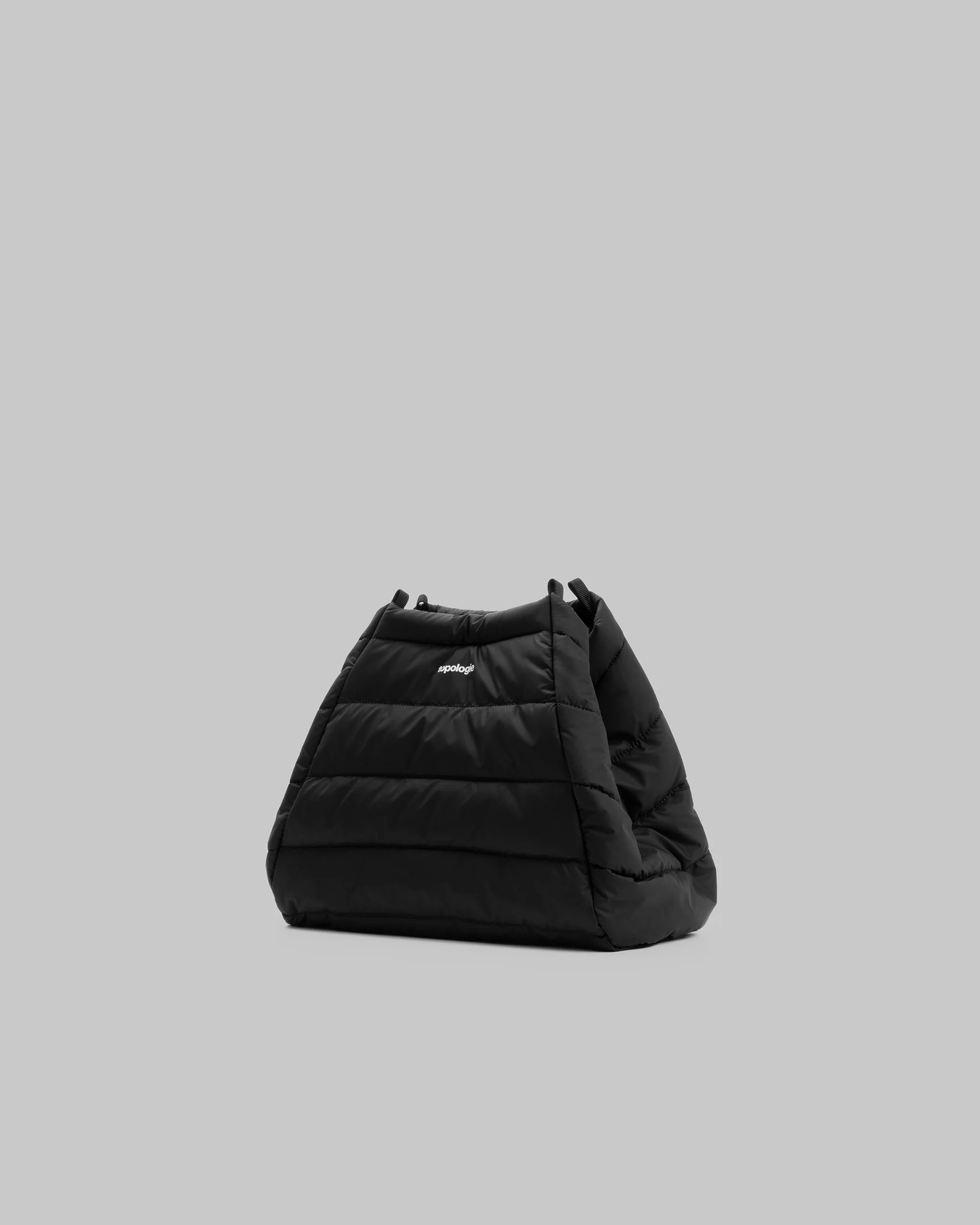TOPOLOGIE MARCHE TOTE MEDIUM BLACK PUFFER - Image 5