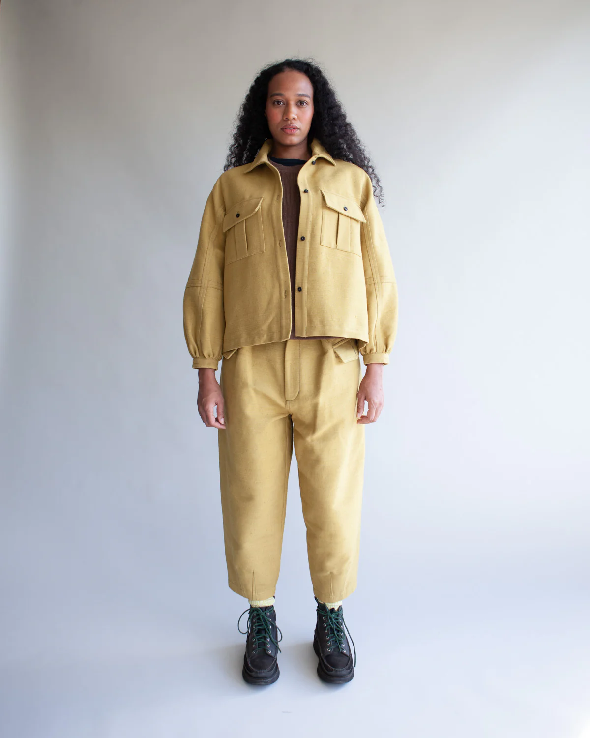 W'MENSWEAR JANE PANT - OLIVINE - Image 7