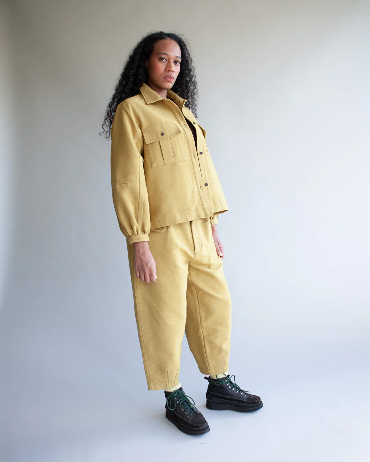 W'MENSWEAR JANE PANT - OLIVINE - Image 8