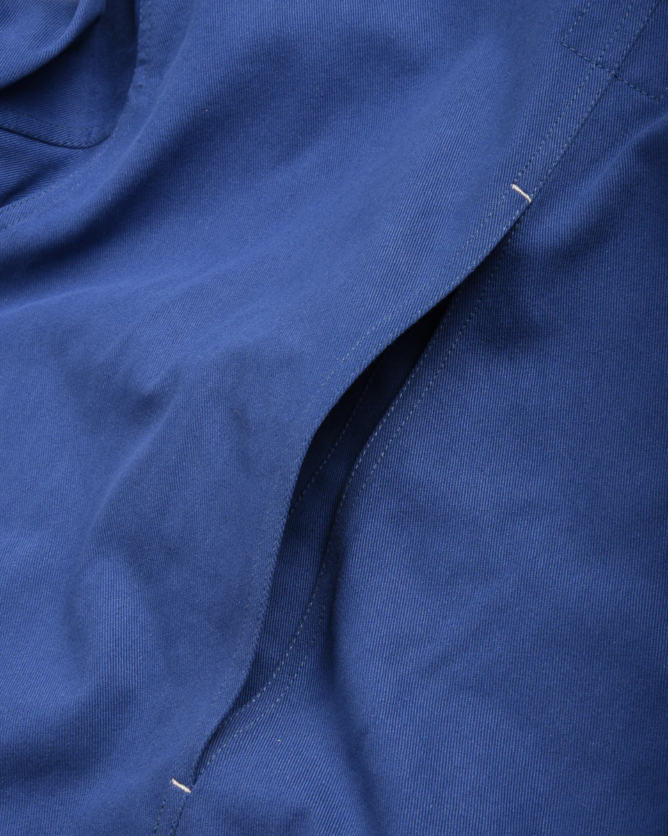 WORK WORKS WOMENS CROPPED JACKET - BLUE TWILL - Image 4