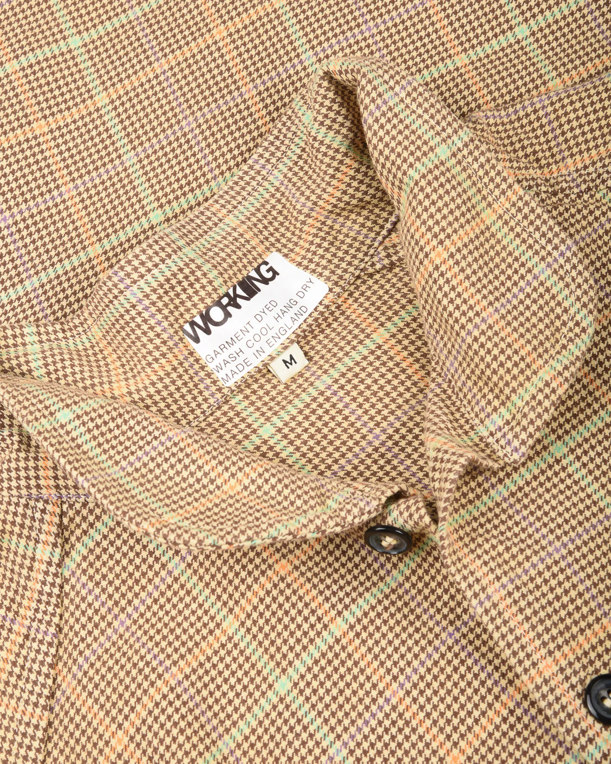 WORKING LS TRAP SHIRT - SMITH CHECK COTTON - YEAST - Image 3