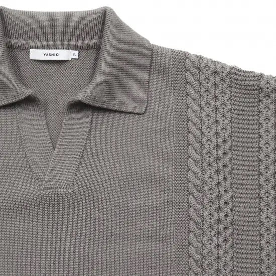 YASHIKI HATSUYUKI SKIPPER KNIT - BEIGE - Image 4